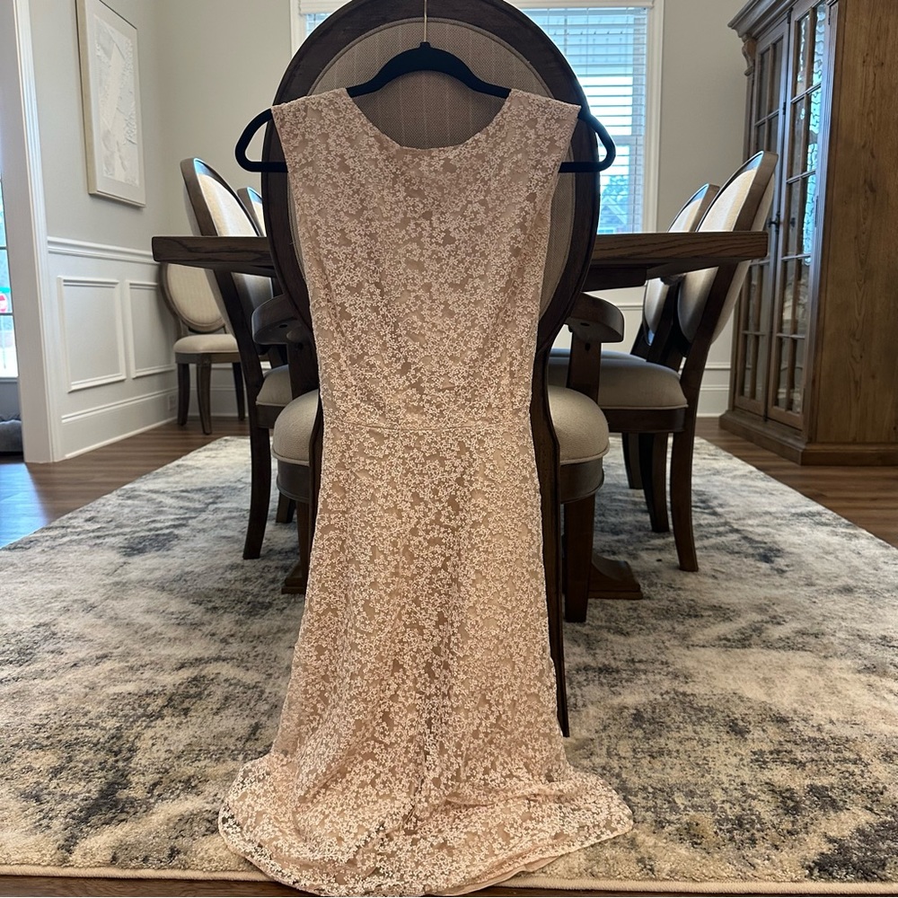 Tahari Pink Dress - Little below knee length
